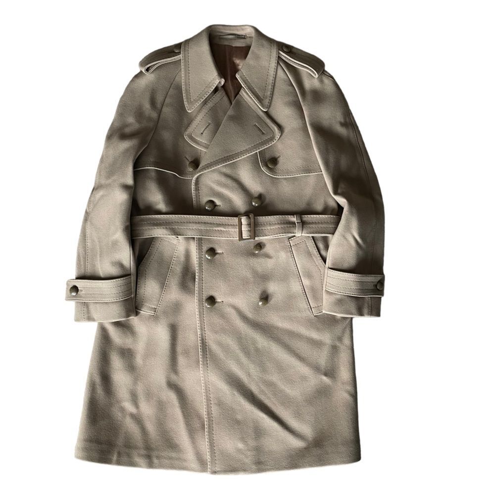 Richman Brothers vintage Men's Classic Tan Pea Coat/Over Coat